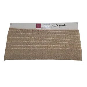 Houlès 3.6 Yds Mousson Jute Webbing Strap1⅜″ Natural Band Border Trim French